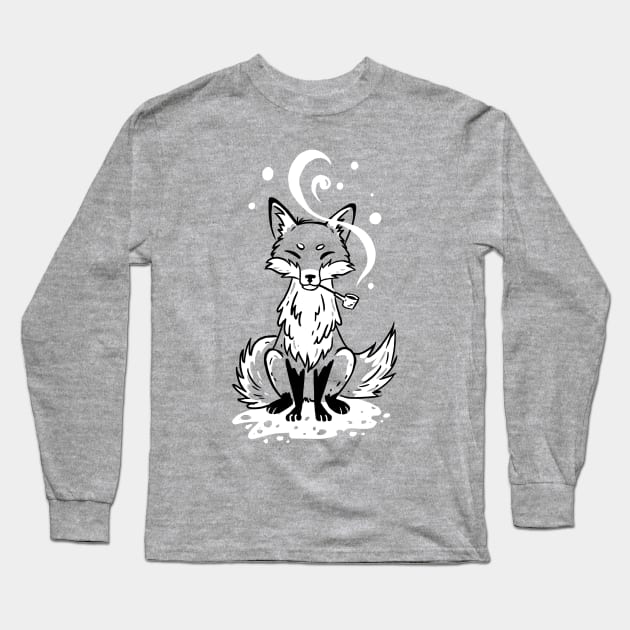 Mystic Fox Long Sleeve T-Shirt by AdrianaOrellana